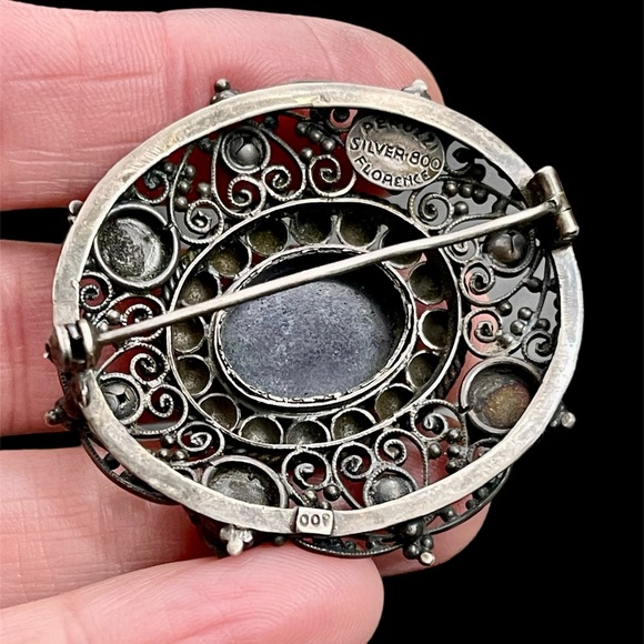 Vintage Peruzzi silver brooch - Picture 2 of 4